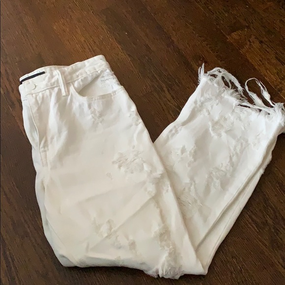 ALEXANDER WANG Grind cropped distressed jeans - Picture 3 of 5